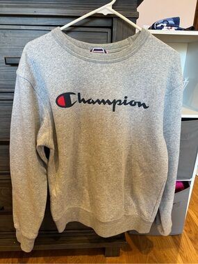 Champion Gray Crewneck Sweatshirt